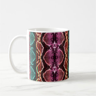 Snake skin print. snake Pattern. Animal print. Col Coffee Mug