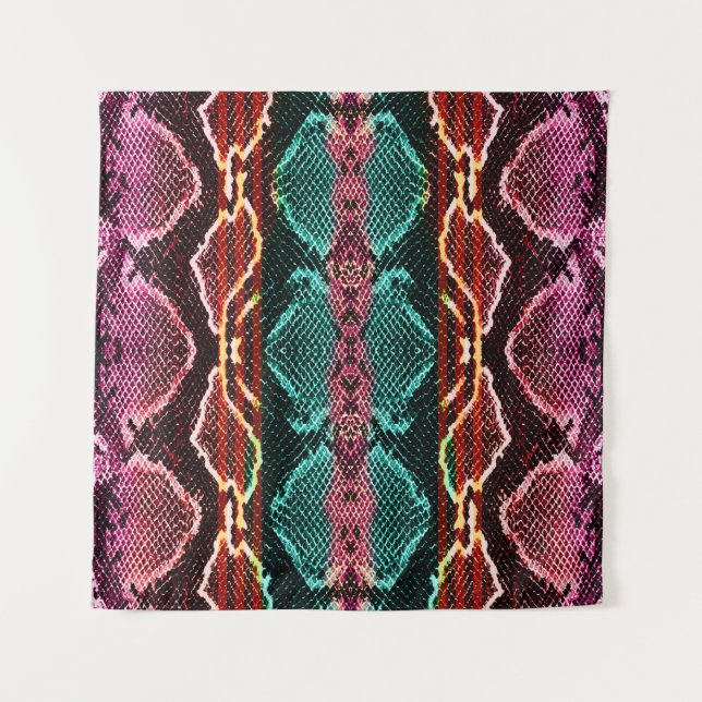 Snake skin print. snake Pattern. Animal print. Col Tapestry (Front)