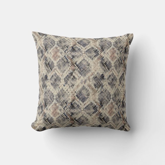 Snake skin, Python, Anaconda, skin, reptile, Cushion (Front)