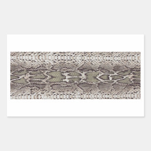 Snake Skin Rectangular Stickers
