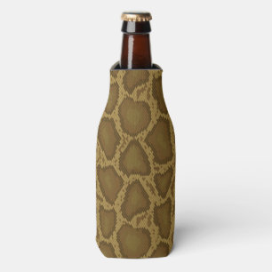 Snake skin, reptile pattern bottle cooler