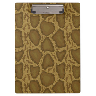 Snake skin, reptile pattern clipboard
