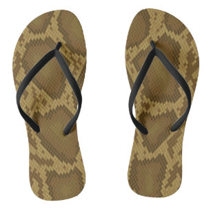 Snake skin, reptile pattern jandals