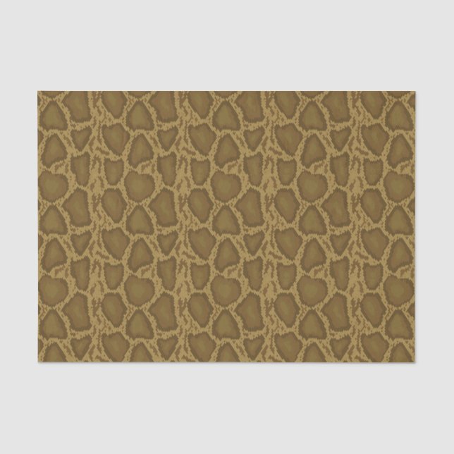 Snake skin, reptile pattern tissue paper (Front)