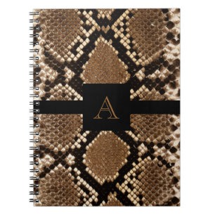 Snake Skin Spiral Notebook