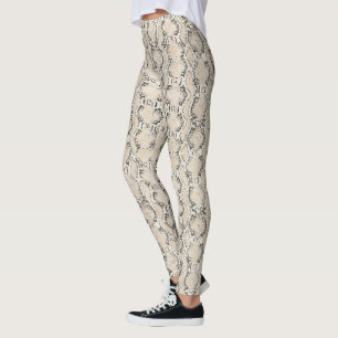 snake skin texture leggings