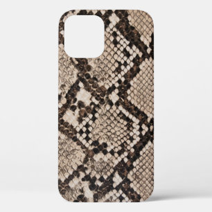 Snake skin: textured background. iPhone 12 case
