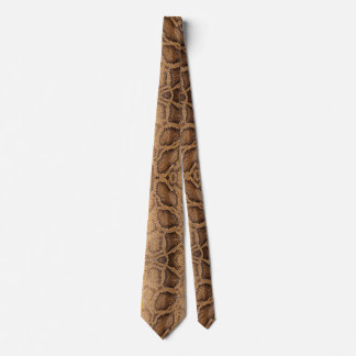 Snake skin tie