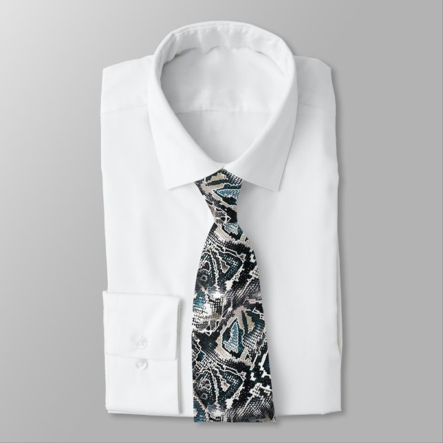 Snake skin  tie (Tied)