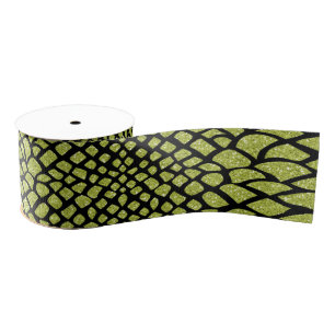 Snake skins grosgrain ribbon