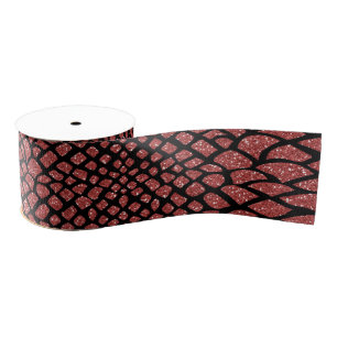 Snake skins grosgrain ribbon
