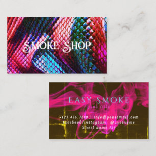 Snake Smoke Shop Business Card