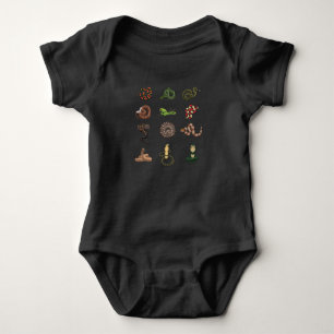 Snake Species Snakes Reptile Baby Bodysuit