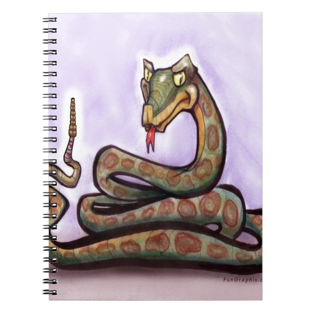Snake Spiral Notebook (Front)