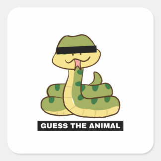 Snake Square Sticker