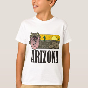 Snake State of Arizona USA: Rattlesnake and desert T-Shirt