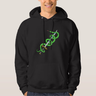 Snake Sword Reptile Herpetologist Herpetology Hoodie