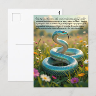 Snake Symbolism Postcard