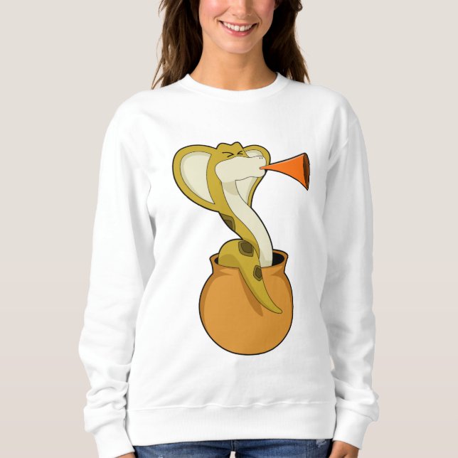 Snake Trumpet Music Sweatshirt (Front)