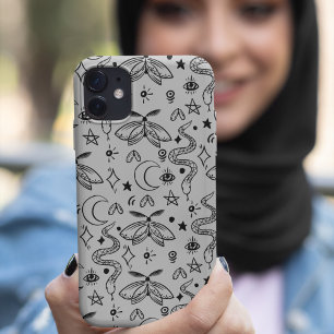 Snake - Vintage Occult Night iPhone 16 Case