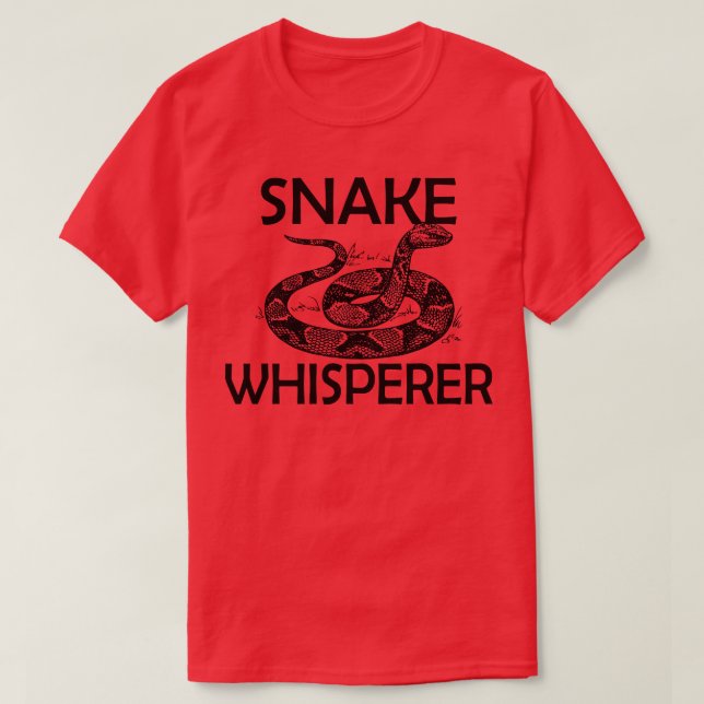 Snake Whisperer T-Shirt (Design Front)