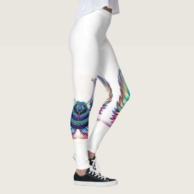 Snake & Wings Leggings (Right)