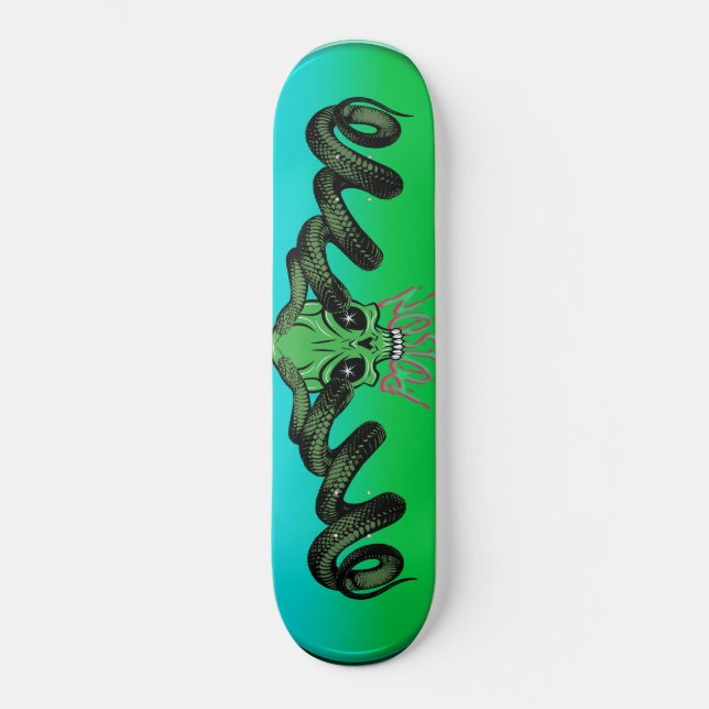 Snake with alien  skateboard (Front)