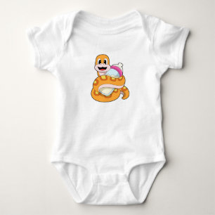 Snake with Baby bottle Bodysuit