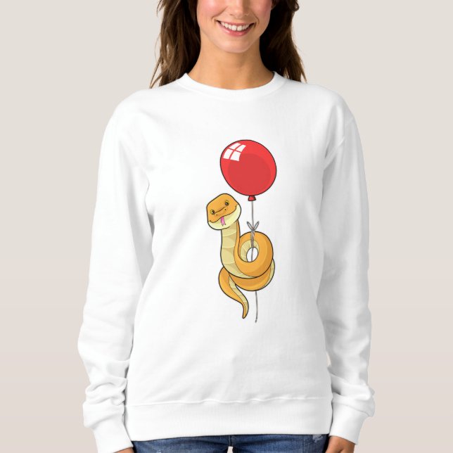 Snake with Balloon Sweatshirt (Front)
