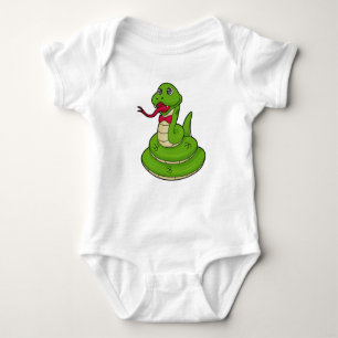 Snake with Bow tie Baby Bodysuit