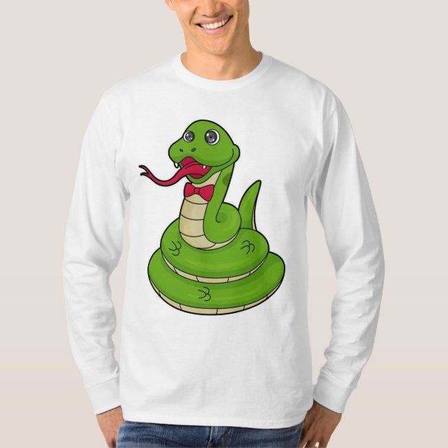 Snake with Bow tie T-Shirt (Front)