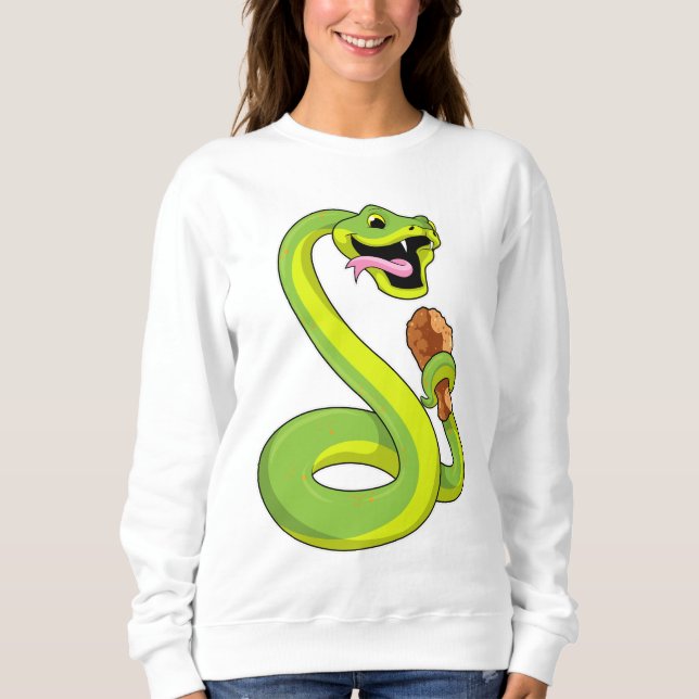 Snake with Chicken Sweatshirt (Front)
