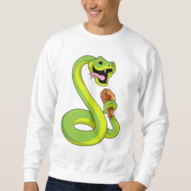 Snake with Chicken Sweatshirt (Front)