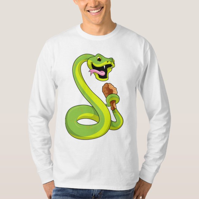 Snake with Chicken T-Shirt (Front)