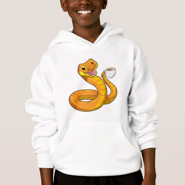 Snake with Cup of Coffee (Front)