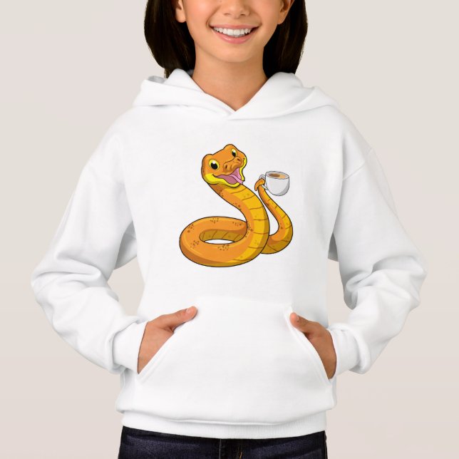Snake with Cup of Coffee (Front)