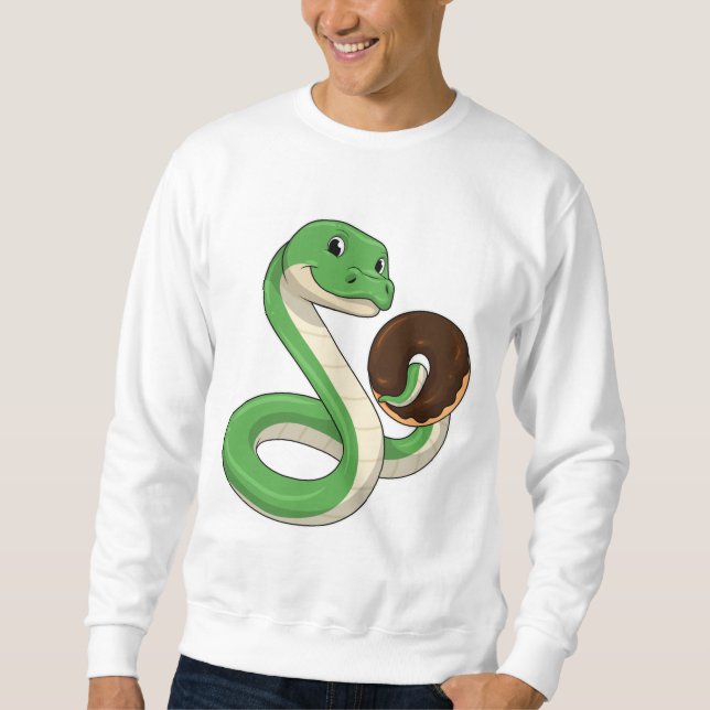 Snake with Donut Sweatshirt (Front)