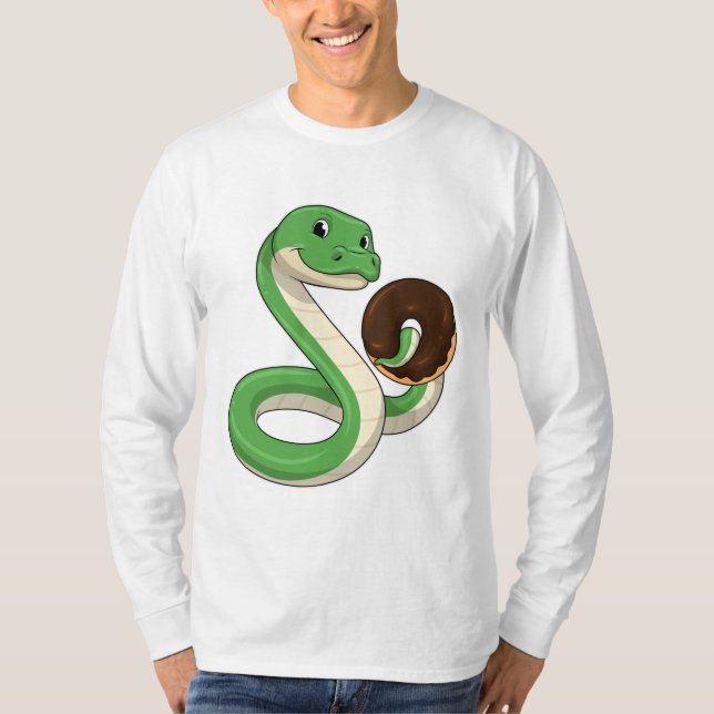 Snake with Donut T-Shirt (Front)