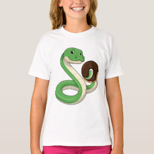 Snake with Donut T-Shirt
