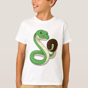 Snake with Donut T-Shirt