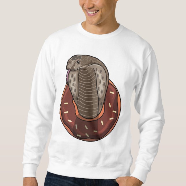 Snake with Doughnut Sweatshirt (Front)