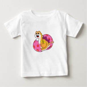 Snake with Egg Baby T-Shirt