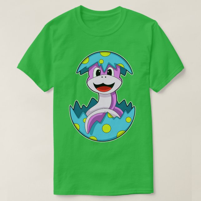 Snake with Egg shell T-Shirt (Design Front)