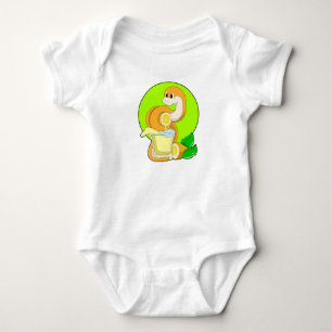 Snake with Glass of Lemon juice Baby Bodysuit