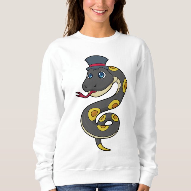 Snake with Hat Sweatshirt (Front)