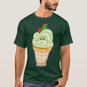 Snake with Ice cream cone Cherry T-Shirt