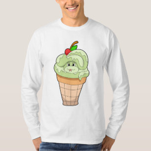 Snake with Ice cream cone & Cherry T-Shirt