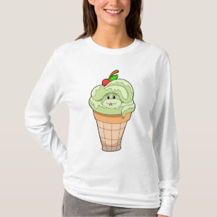 Snake with Ice cream cone & Cherry T-Shirt