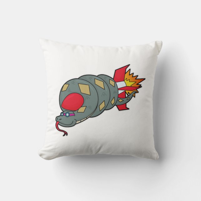 Snake with Rocket Cushion (Front)
