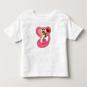Snake with Rose Toddler T-Shirt